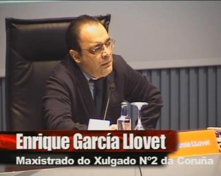 Enrique Garc&iacute;a LLovet, Maxistrado do xulgado contencioso_administrativo n&ordm; 2 da Coru&ntilde;a - Seminario sobre a Discrecionalidade no Exercicio das Potestades de Planificación, Xestión e Disciplina Urbanística